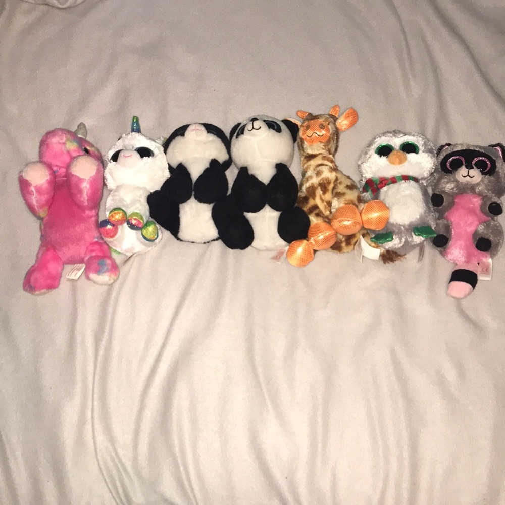 Big eyed beanie babies